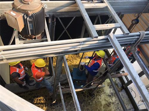 圓形冷卻塔如何進行更換填料,圓形冷卻塔填料更換方法